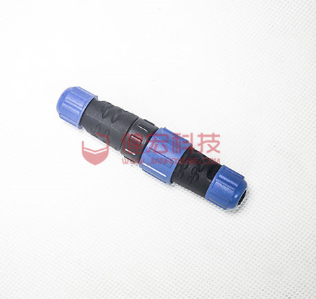 公母防水插頭M12尼龍焊接式3芯對插