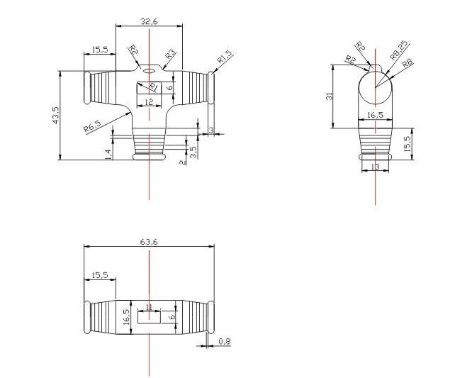 T型三通防水連接器 T型三通防水連接器