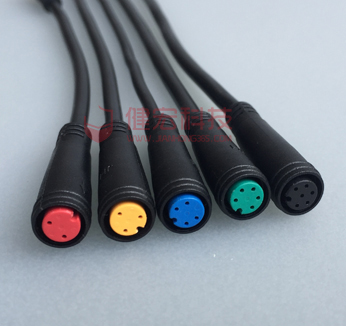 2芯，3芯，4芯，5芯，6芯防水線母插