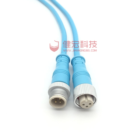 M12迷你公母防水插頭 廣泛用于LED水族空調(diào)機(jī)組等
