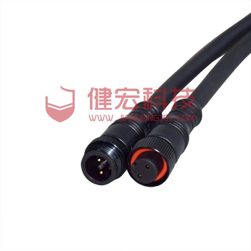 M16公母防水連接器，防水插頭線