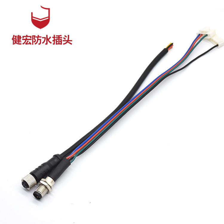 金屬插頭防水線m8