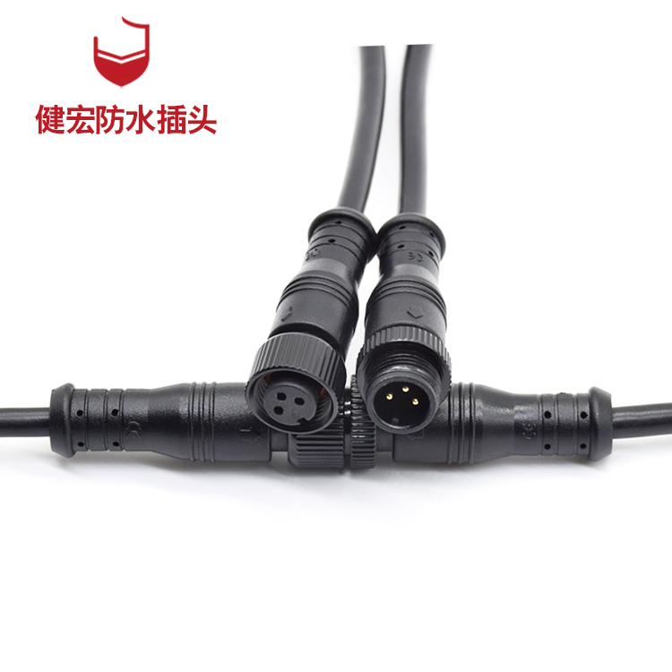 m12 2-8芯 IP65-IP68 不銹鋼防水連接線