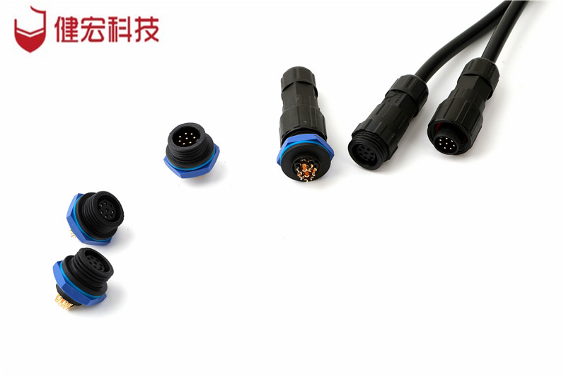 KM12鑄線式IP68 航空防水插頭